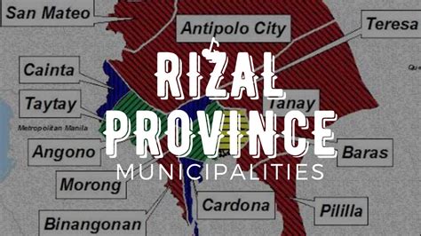 province of rizal municipalities|Rizal Profile .